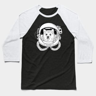 Corgi The Astronaut Baseball T-Shirt